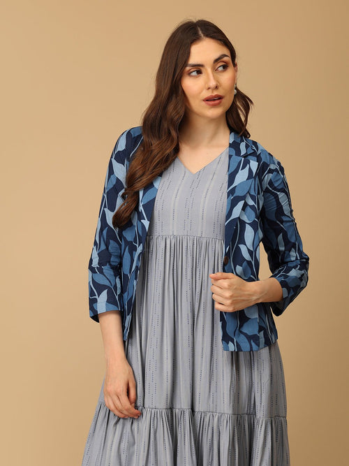 S Indigo Drift Women's Shacket Dress - Women's Dress