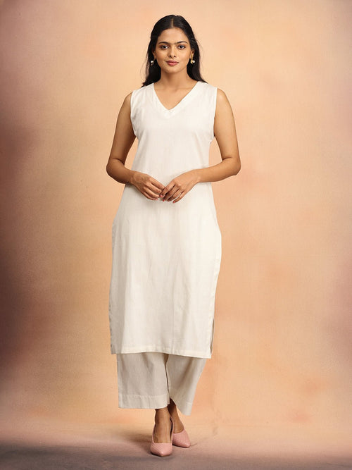 S Ivory Infusion Women's Co Ord Set With Jacket - Women's Co - ord Set