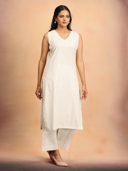 S Ivory Infusion Women's Co Ord Set With Jacket - Women's Co - ord Set