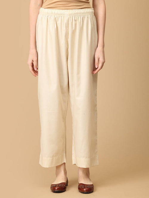 S Khalis Husn Women's Cashmilon Kurta Set with Shawl - Womens Ethnic Set