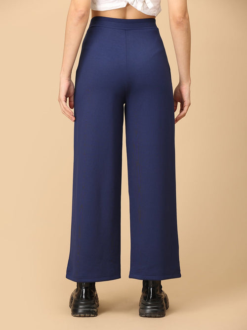 Navy Blue Nautica Luxe Women's Formal Trousers - Women's Bottoms