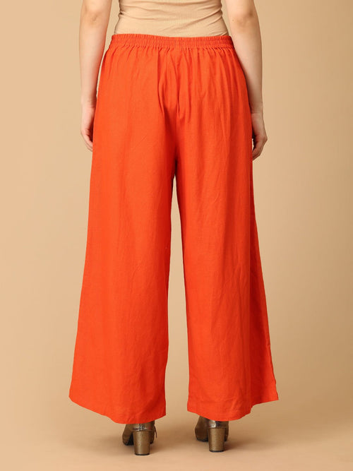 S Orange You Fab Embroidered Women's Co ord Set - Women's Co - ord Set