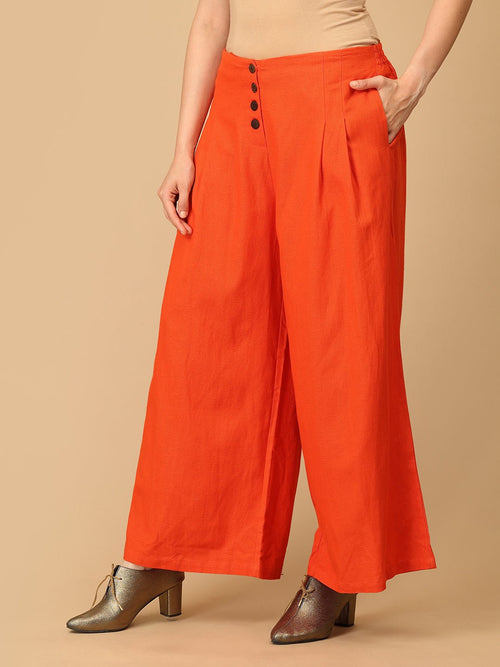 S Orange You Fab Embroidered Women's Co ord Set - Women's Co - ord Set