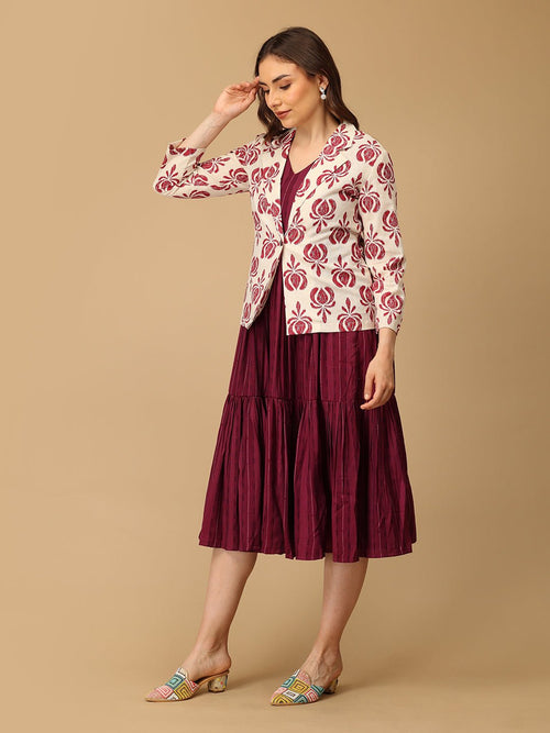 S Pattern - a Pop Women's Shacket Dress - Women's Dress