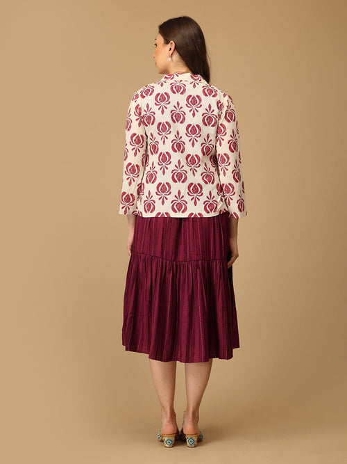 S Pattern - a Pop Women's Shacket Dress - Women's Dress