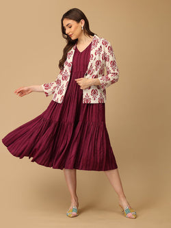 S Pattern - a Pop Women's Shacket Dress - Women's Dress