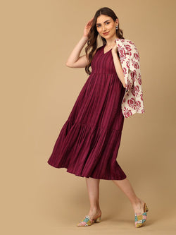 S Pattern - a Pop Women's Shacket Dress - Women's Dress