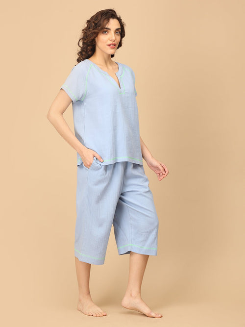 S Powder Puff Dreams Women's Nightwear Set - Womens's Loungewear