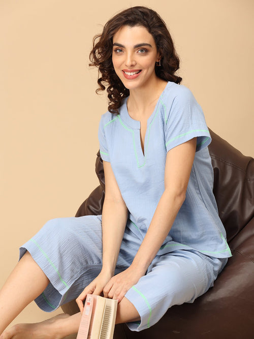 S Powder Puff Dreams Women's Nightwear Set - Womens's Loungewear