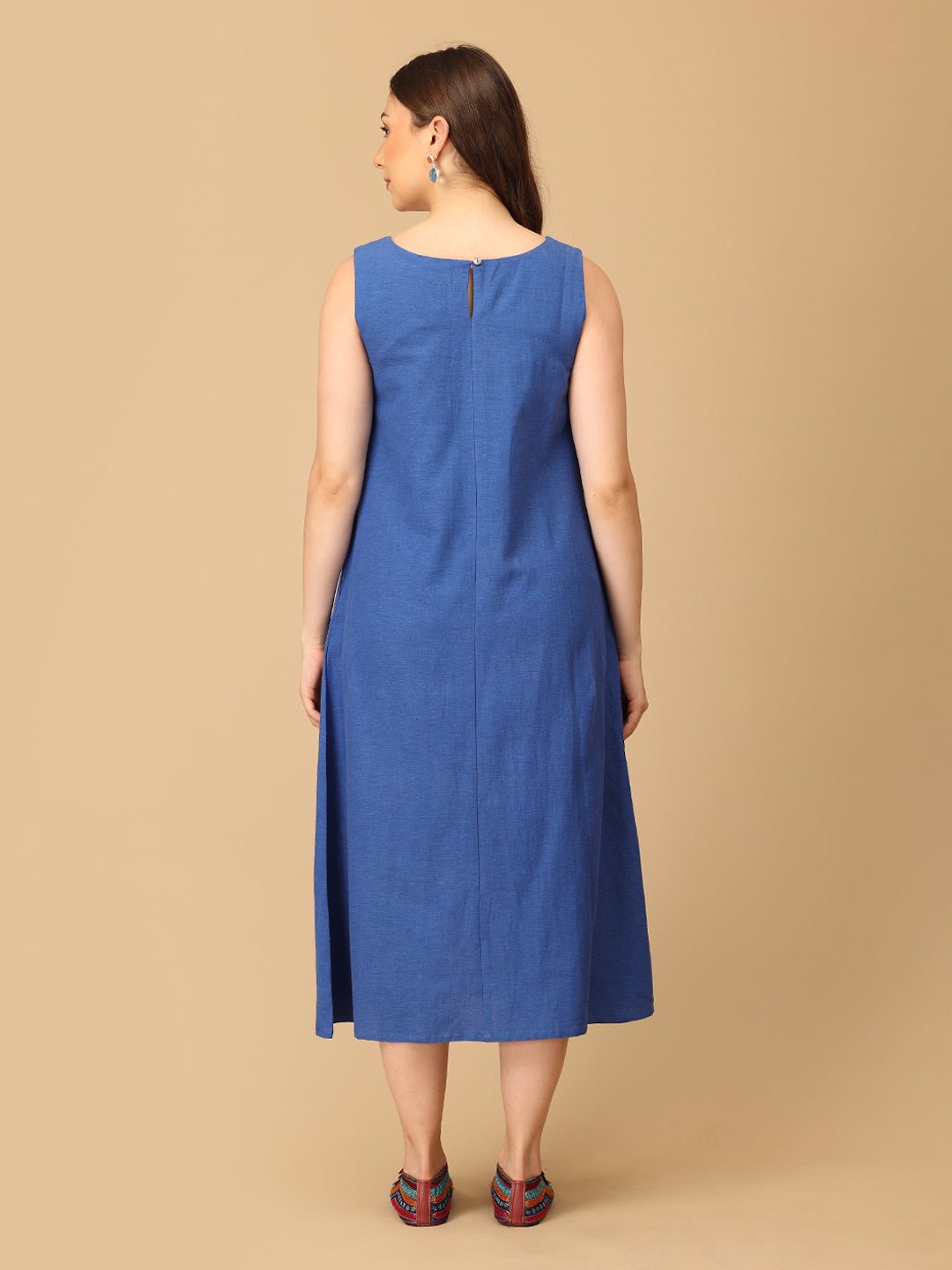 Sass in Sapphire Embroidered Women's Dress - The Woman Store Sass in Sapphire Embroidered Women's Dress - The Woman Store