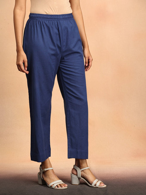 S Sharp in Blue Women's Co Ord Set With Jacket - Women's Co - ord Set