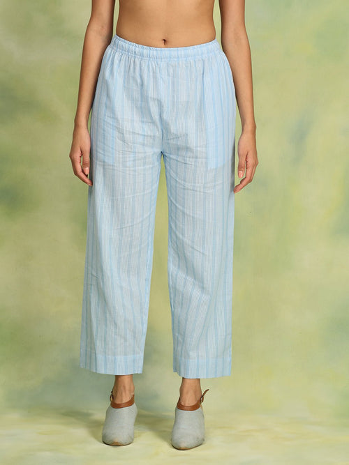 S Sky Serenade Women's Handloom Co - ord Set - Women's Co - ord Set