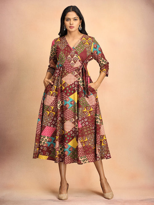 Multi Spiced Swirl Women's Dress - Women's Dress