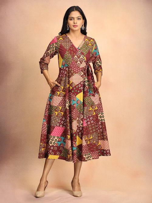 Multi Spiced Swirl Women's Dress - Women's Dress
