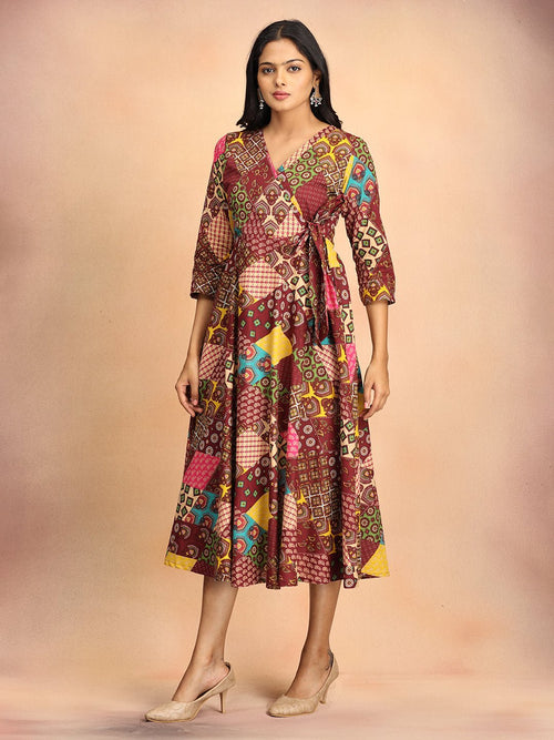 Multi Spiced Swirl Women's Dress - Women's Dress