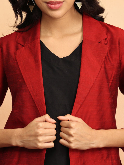 S The Modern Muse Women's Blazer Kurta set with Trousers - Women's Co - ord Set