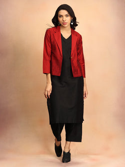 S The Modern Muse Women's Blazer Kurta set with Trousers - Women's Co - ord Set