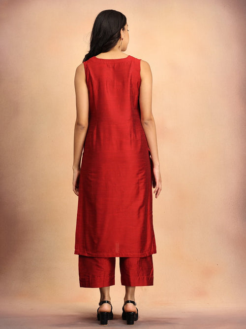 S The Timeless Icon Women's Blazer Kurta set with Trousers - Women's Co - ord Set