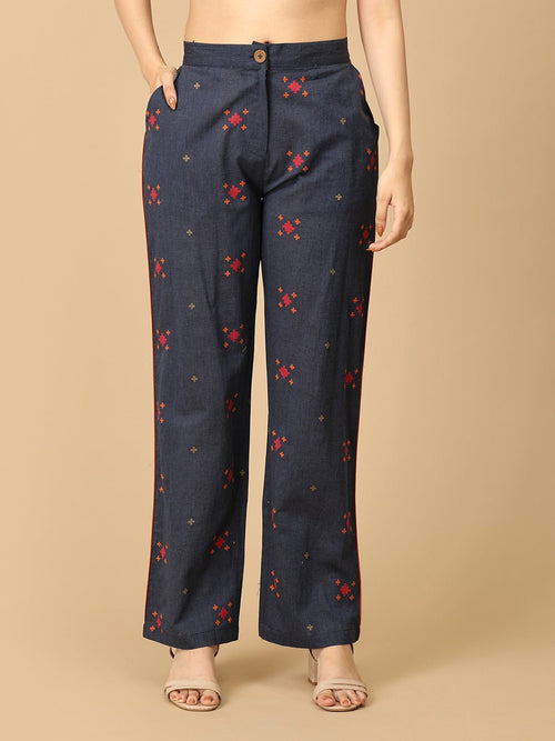 Blue Hustle & Haute Handloom Women's Co-ord Set - Women's Co-ord Set