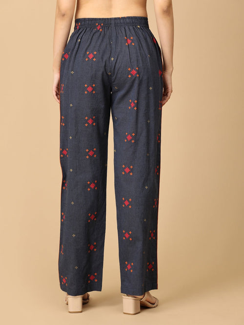 Blue Hustle & Haute Handloom Women's Co-ord Set - Women's Co-ord Set