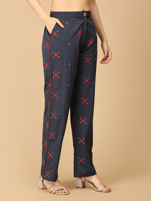 Blue Hustle & Haute Handloom Women's Co-ord Set - Women's Co-ord Set