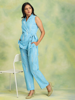 Ikat-a-Love Women's Handloom Co Ord Set - Women's Co-ord Set