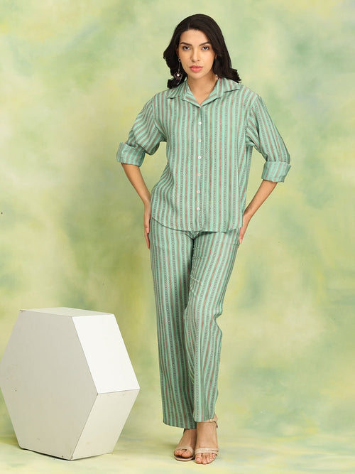 Green Jade Joy Women's Co Ord Set - Women's Co - ord Set