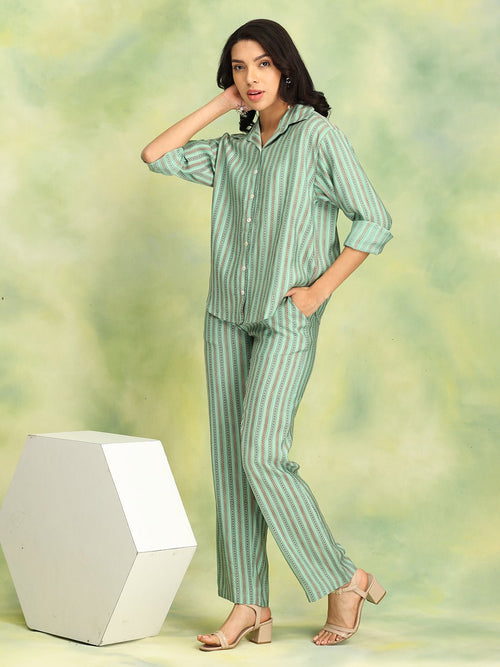 Green Jade Joy Women's Co Ord Set - Women's Co - ord Set