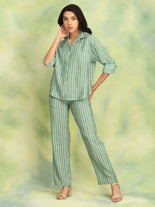 Green Jade Joy Women's Co Ord Set - Women's Co - ord Set