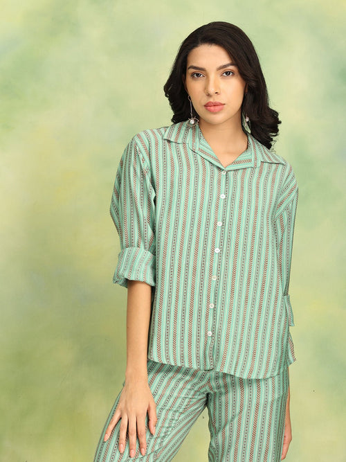 Green Jade Joy Women's Co Ord Set - Women's Co - ord Set