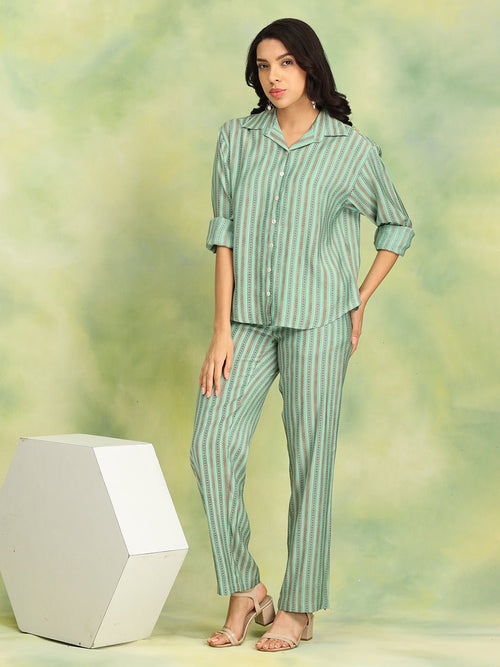 Green Jade Joy Women's Co Ord Set - Women's Co - ord Set