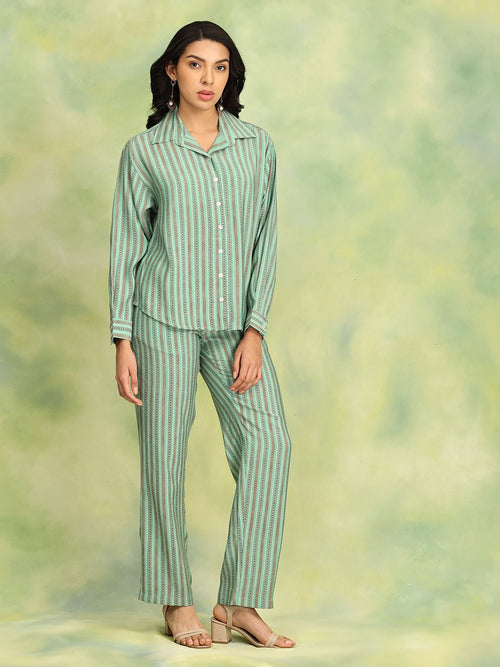 Green Jade Joy Women's Co Ord Set - Women's Co - ord Set