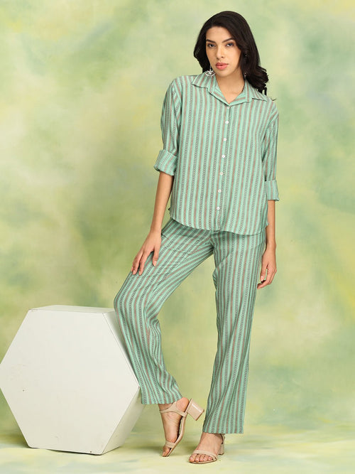 Green Jade Joy Women's Co Ord Set - Women's Co - ord Set