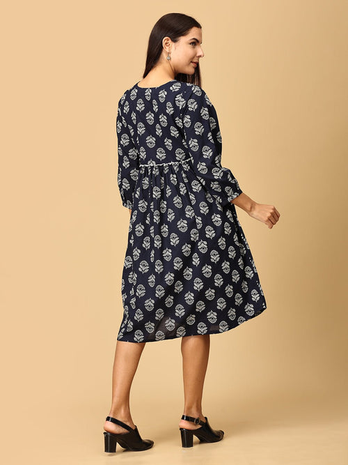 XS Midnight Luxe Women's Midi Dress - Women's Dress