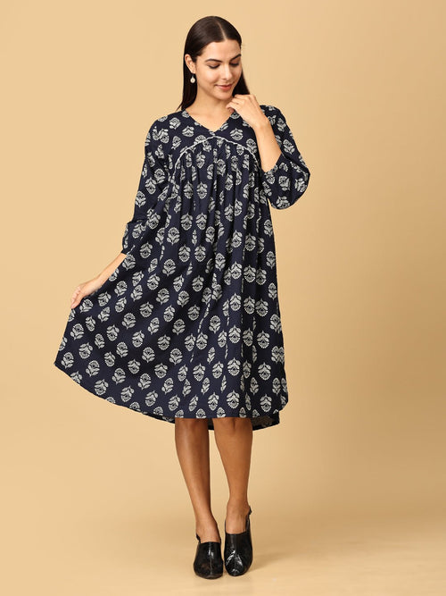 XS Midnight Luxe Women's Midi Dress - Women's Dress