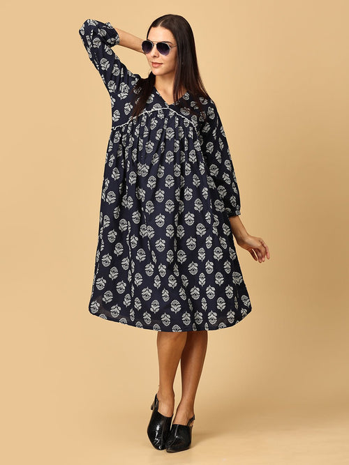 XS Midnight Luxe Women's Midi Dress - Women's Dress