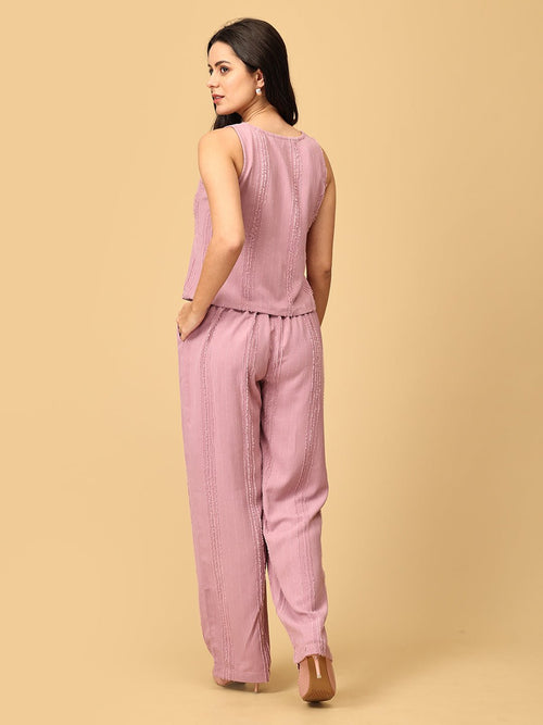 Pastel Pink My Me Era Women's Waistcoat Vest And Pant Co-ord Set - Women's Co-ord Set