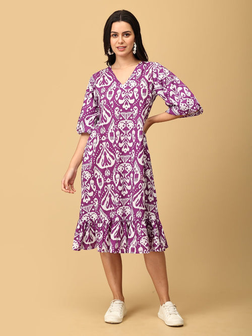 Multi Purple With a Purpose Women's Dress - Women's Dress