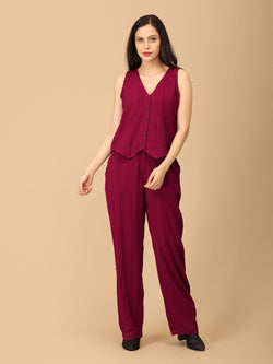 XS Sass & Substance Women's Vest And Pant Set - Women's Co - ord Set