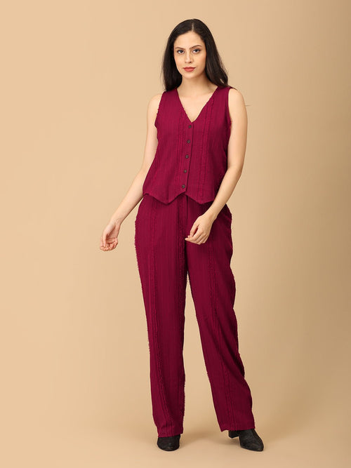 XS Sass & Substance Women's Vest And Pant Set - Women's Co - ord Set