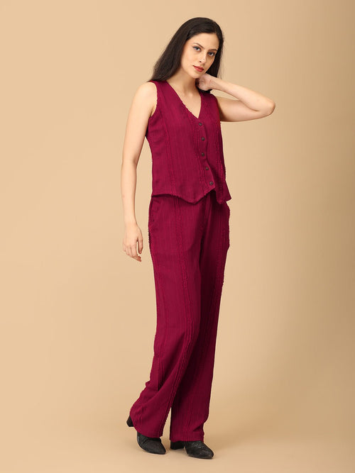 XS Sass & Substance Women's Vest And Pant Set - Women's Co - ord Set