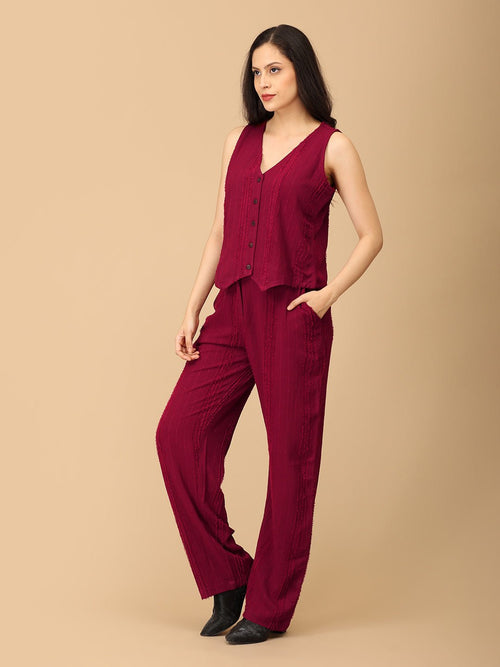 XS Sass & Substance Women's Vest And Pant Set - Women's Co - ord Set