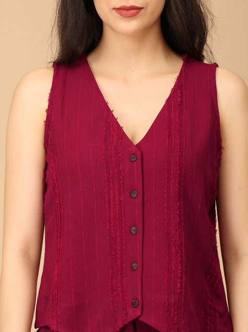 XS Sass & Substance Women's Vest And Pant Set - Women's Co - ord Set