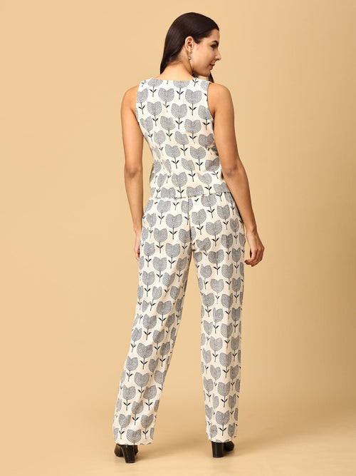 XS To - Lip Women's Waistcoat And Pant Co - ord Set - Women's Co - ord Set