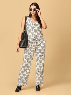 XS To - Lip Women's Waistcoat And Pant Co - ord Set - Women's Co - ord Set